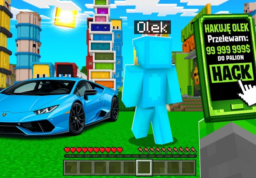 ZHACKOWAŁEM KONTO OLKA w MINECRAFT!